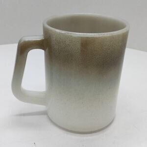 Vintage Federal Glass Company Smoky Milk Glass Coffee Cup